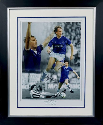 Trevor Stevens Signed photo Everton F.C. - Memorabilia Framers Shop